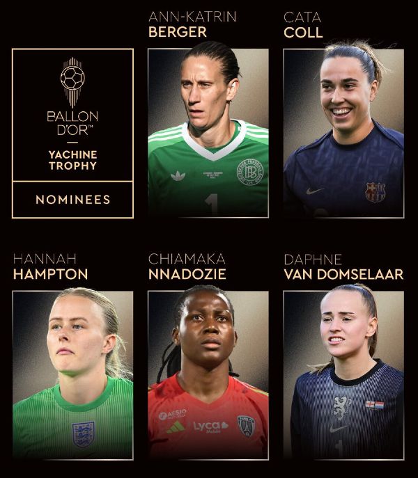 Female Goalkeeper Yashin Trophy Nominees 2025