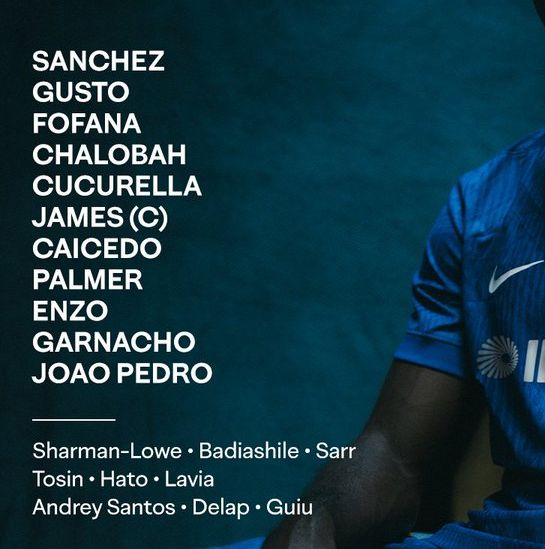 Chelsea FC vs Newcastle United FC 2026 Lineups